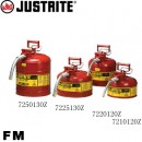 安全罐|Justrite安全罐_II型钢制带软管安全罐(4L-19L)