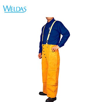 皮焊服|WELDAS金黄色吊带裤44-2...