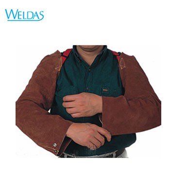 皮手袖|WELDAS保护手臂和肩部咖啡色...