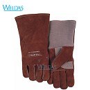 手工电焊手套|WELDAS手工电焊手套_WELDAS咖啡色斜拇指款手工电焊手套10-2600