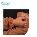 防护手袖|WELDAS魔术贴全皮48CM防护手袖44-2319