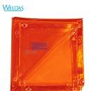 电焊防护屏|WELDAS55-5468金黄色熔岩盾电焊防护屏1.74*2.34M
