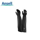 Ansell手套|化学品与液体防护手套_AlphaTec系列55-303氯丁橡胶重量型干箱手套