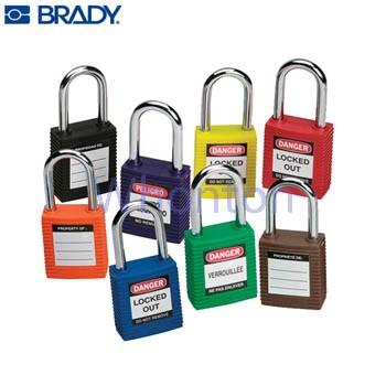 安全挂锁|工业锁具_Brady短梁安全挂...