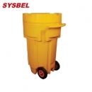 泄漏应急桶|Sysbel泄漏应急桶_65加仑带轮泄漏处理桶SYD650