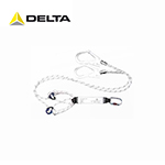 DELTA安全绳|代尔塔防坠落安全绳_SECUREX系列双大钩可调节减震绳 504218
