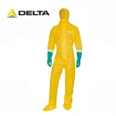 DELTA防化服|代尔塔防化服_限次性带弹性兜帽无纺布防化服 406030