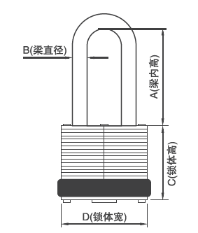 钢制千层锁